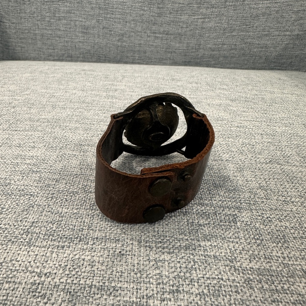 Source Unknown Brown And Silver Bracelet - image 4